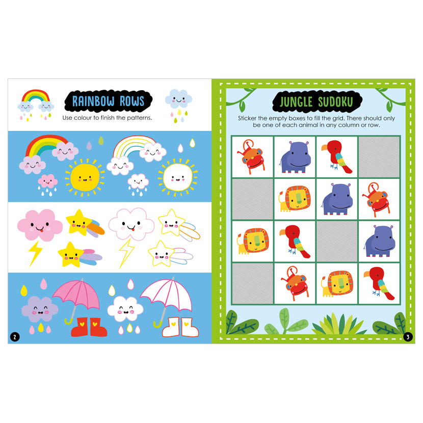 Sách tương tác sticker – Đi tìm quy luật chung - Patterns (Sticker activity book)