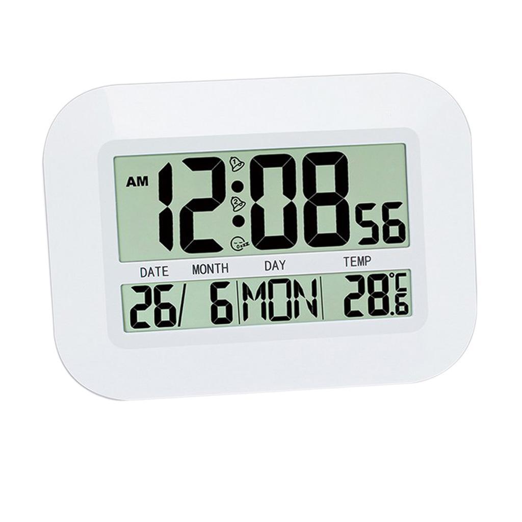 Multifunction Digital Clock Table Wall Clock Temp Meter Alarm Calender Clock