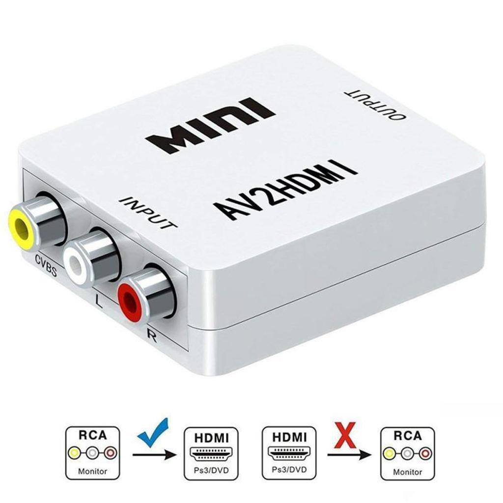 1080P to Video Converter Box with USB Cable for TV