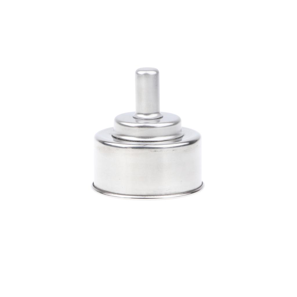 Stainless Steel Alcohol Burner Spirit Lamp with Wick for Chemistry Biology Lab Jewelry Anti-explosion 200ml