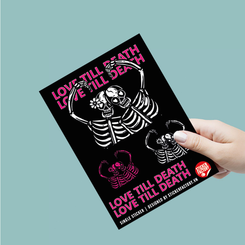 Love till death - Single Sticker hình dán lẻ