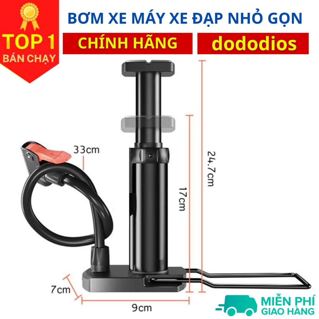 Bơm đạp chân xe đạp xe máy dododios ống xilanh bền đẹp