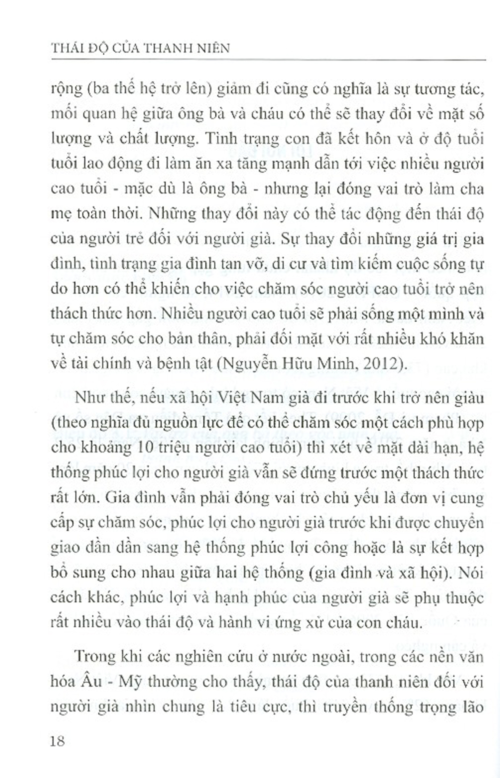 Thái Độ Của Thanh Niên Với Người Già Và Mối Quan Hệ Của Họ Với Ông Bà