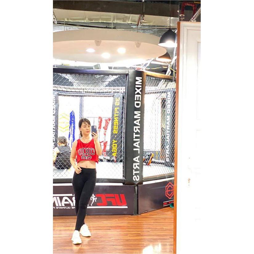 Quần legging dáng dài (mầu đen) co giãn 4 chiều cho sz từ 40 - 60kg