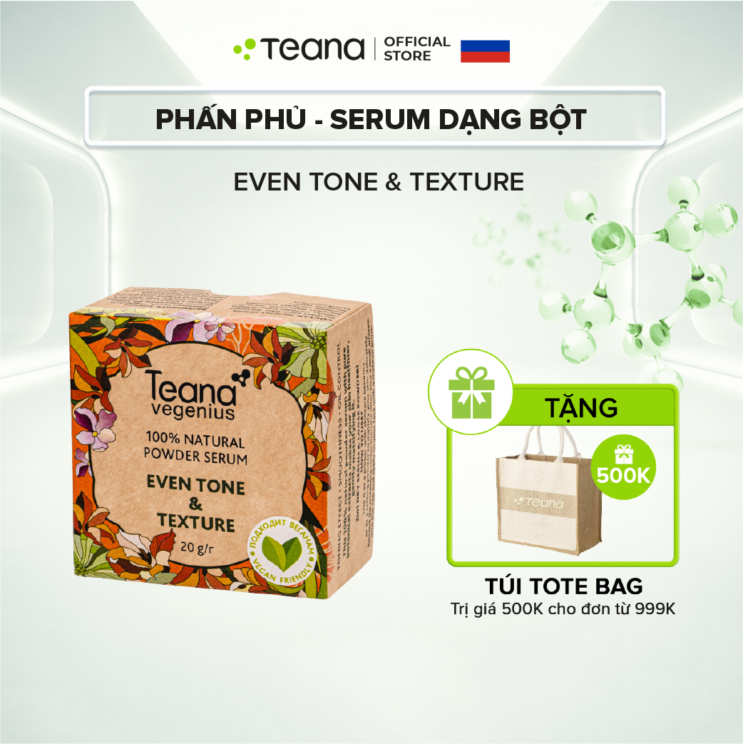 Phấn phủ - serum dạng bột Teana Natural Powder Even Tone & Texture