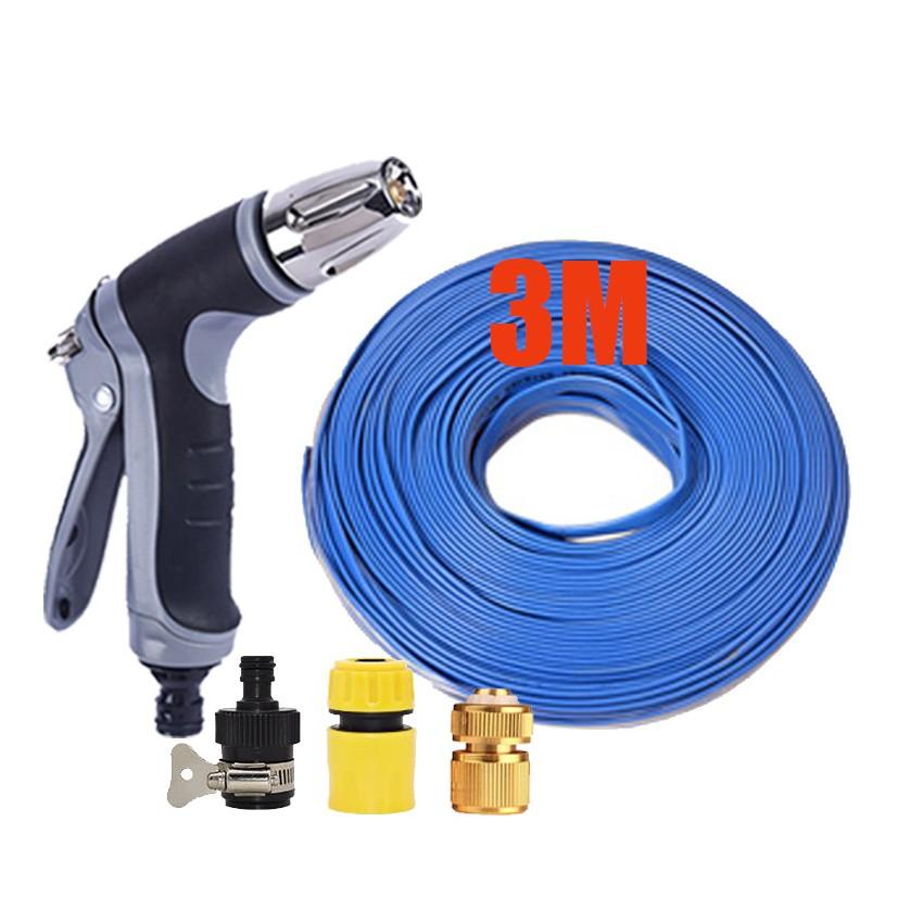 Bộ dây và vòi xịt rửa xe tưới cây tăng áp 3-5M 206817