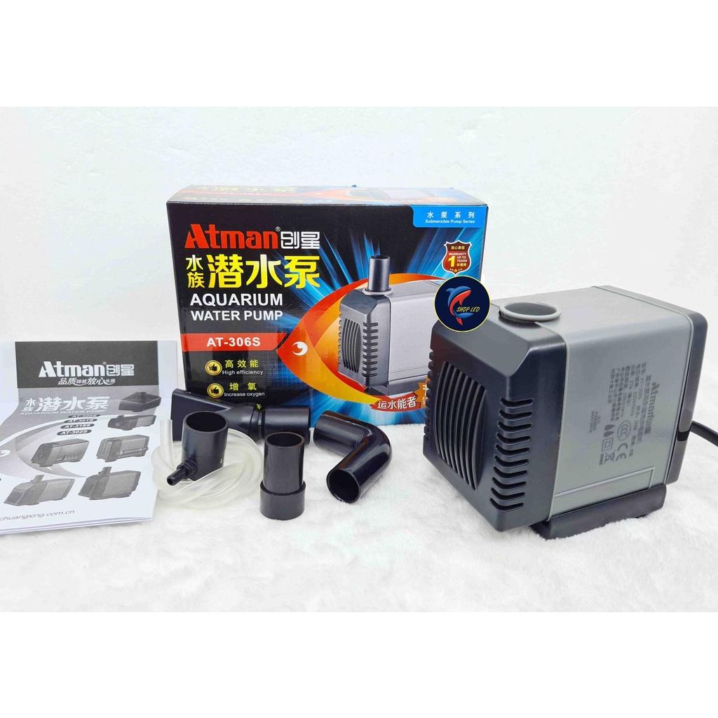 Máy bơm Atman 306s - 2000L/H, siêu bền - máy bơm chìm hồ cá cảnh - bể thủy sinh - shopleo