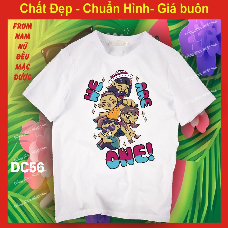 Áo nhóm đi chơi DC56, du lịch biển, phông, thun, chất đẹp,we are one, thích thì chiều không nói nhiều