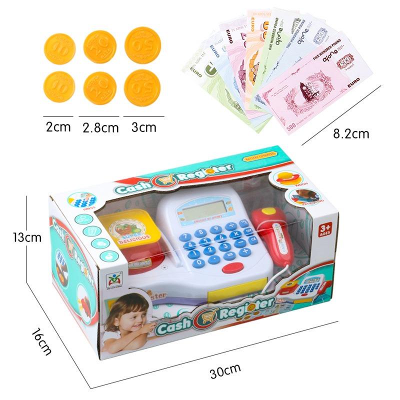 Máy tính tiền đồ chơi có đèn nhạc giúp bé thông minh hơn