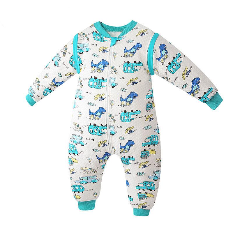Mùa Đông Cotton Dày Mùa Xuân, Mùa Thu Cho Bé Túi Ngủ Trẻ Em Cotton Chia Chân Túi Ngủ Cho Bé Nhận Chăn Đầm