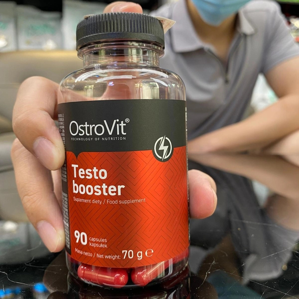 Ostrovit Testo Booster (90viên), Hỗ Trợ Tăng Cường Sinh Lý, Hormone Testosterone Nam Giới, Hỗ Trợ Phát Triển Cơ Bắp