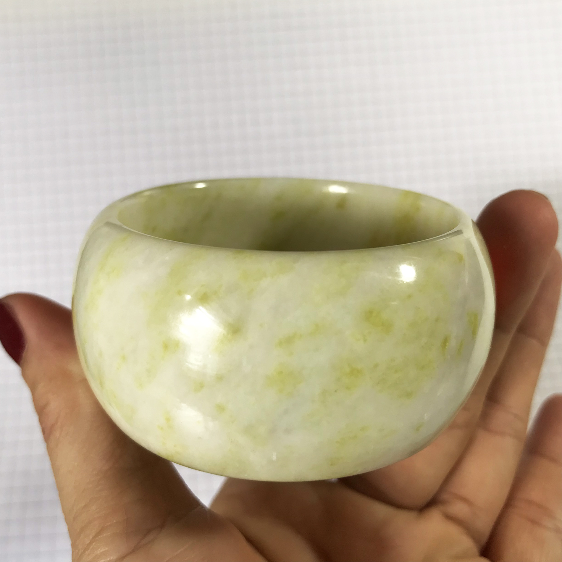 Vòng tay serpentine bản hẹ nhiều size từ 5.0 cm đến 6.5cm) cho nam và nữ màu vàng cho mệnh Thủy và Kim