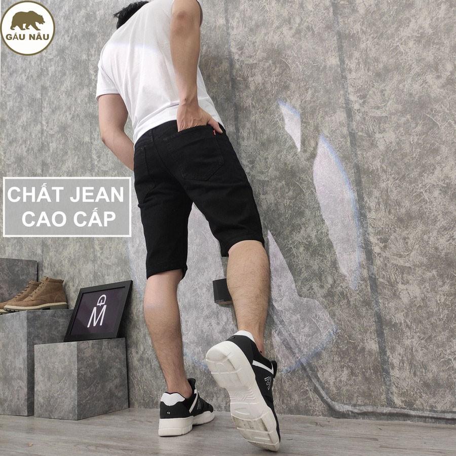 Quần short jean nam GN169 màu chuẩn đẹp Gấu Nâu
