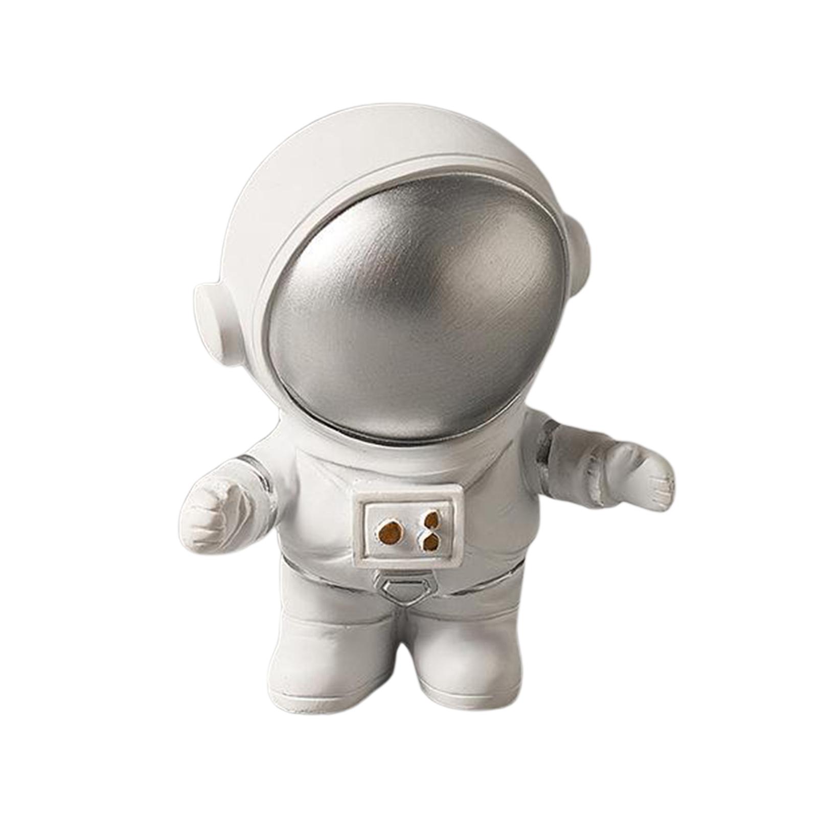 Astronaut Statues Sculpture Figurine Ornament Home Art Crafts Desktop Tabletop Decoration Home Office Decor