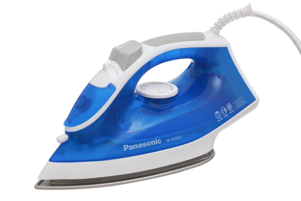 Bàn Ủi Hơi Nước Panasonic NI-M300TARA Xanh - Phun hơi cực mạnh - Hàng chính hãng - Bảo hành chính hãng 12 tháng , Chất lượng Nhật Bản
