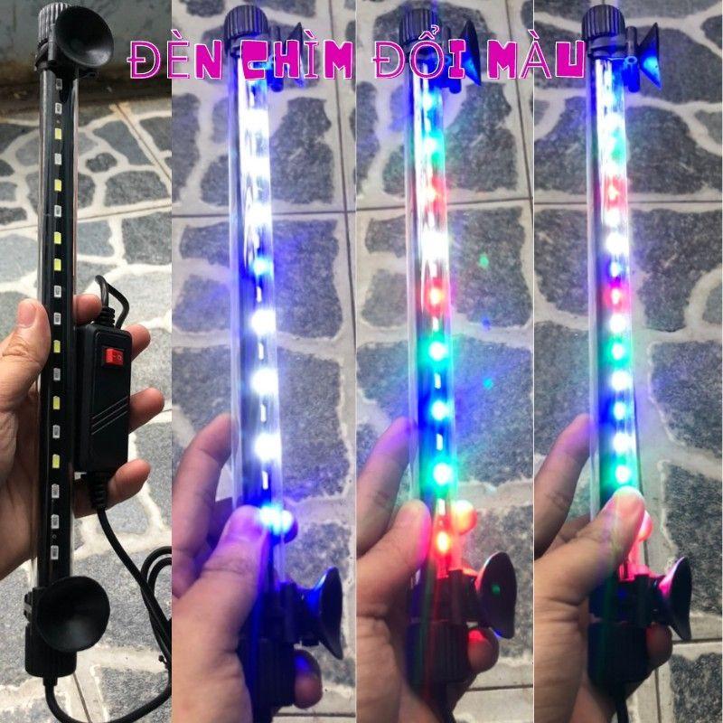 Đèn BỂ CÁ RGB ĐỔI MÀU, 3 chế độ màu cho hồ cá, hồ thủy sinh