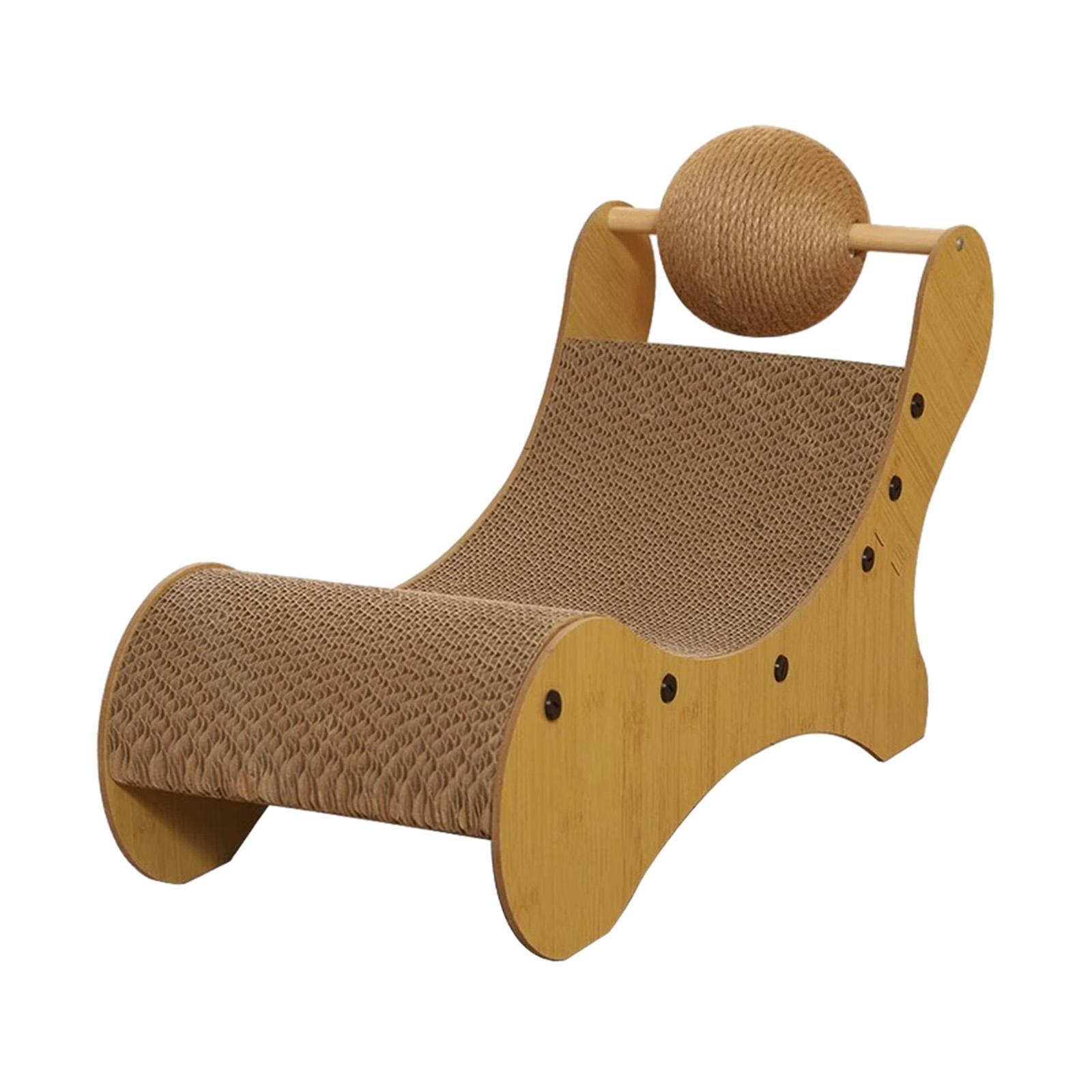 Cat Scratching with Sisal Cat Scratching Ball for Kitty Cardboard Lounge Bed