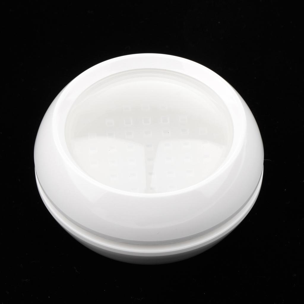 Empty Loose Powder Case with Sifter Lids Refillable Cosmetic Jars Travel 50g