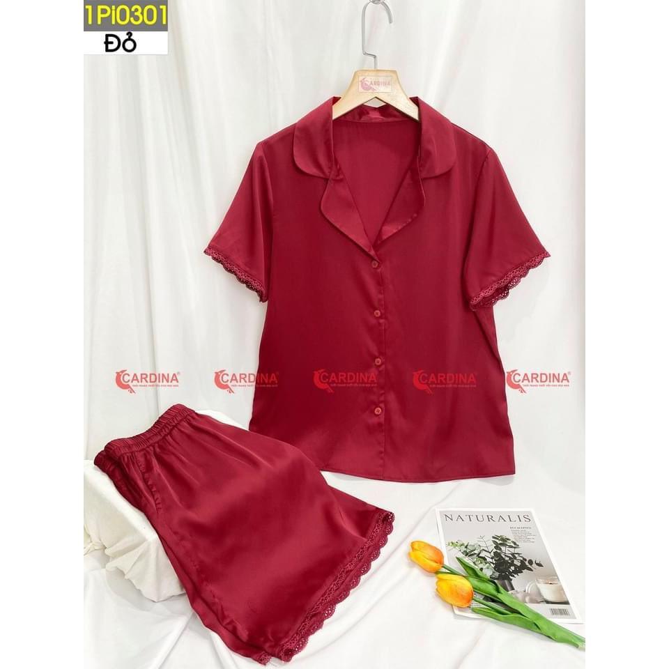 Đồ Bộ Pijama Nữ Viền Ren Chất Lụa Satin Nhật Cao Cấp Siêu Quyến Rũ