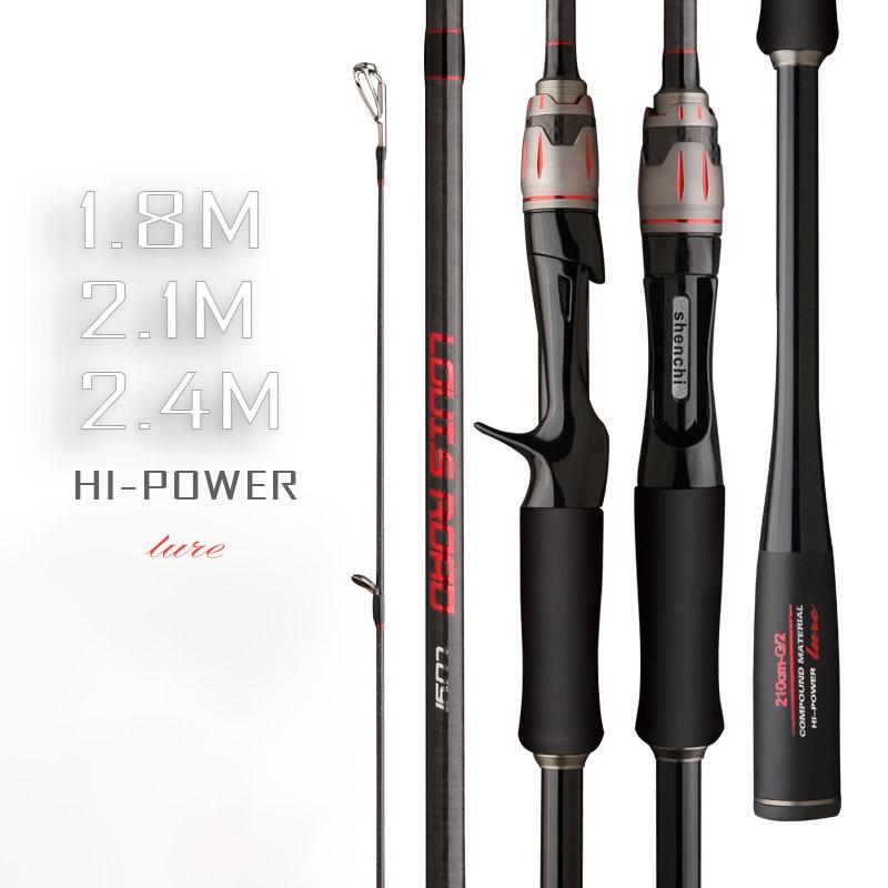 Cần câu lure carbon Hi Power đầu bu chống xoắn CM22