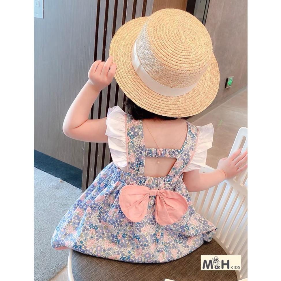 Váy hoa nơ cực xinh cho bé