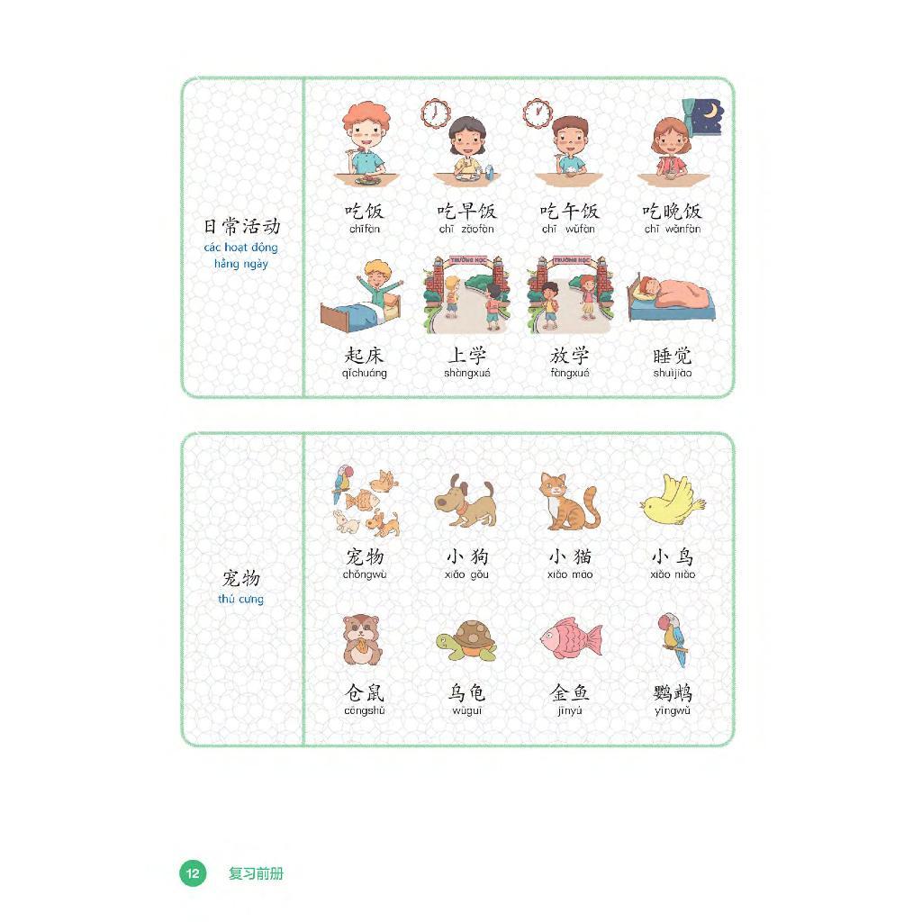 Sách - Tiếng Trung Dành Cho Học Sinh Tiểu Học - Sách Bài Học - Tập 3 - Nhân Trí Việt