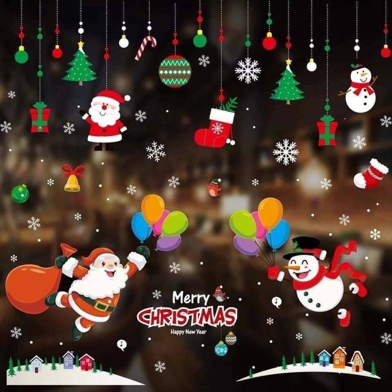Decan dán trang trí Noel
