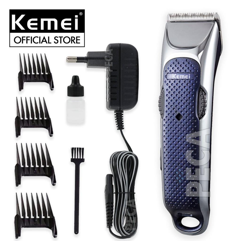 Tông đơ cắt tóc dành cho gia đình và salon Kemei KM-5020 có thể điều chỉnh lưỡi cắt có 2 mức tốc độ, cắt tóc trẻ em và người lớn đều được