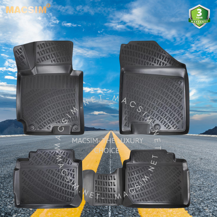 Thảm lót sàn ô tô nhựa TPU Silicon Hyundai I30 first generation 2007-2012 Nhãn hiệu Macsim