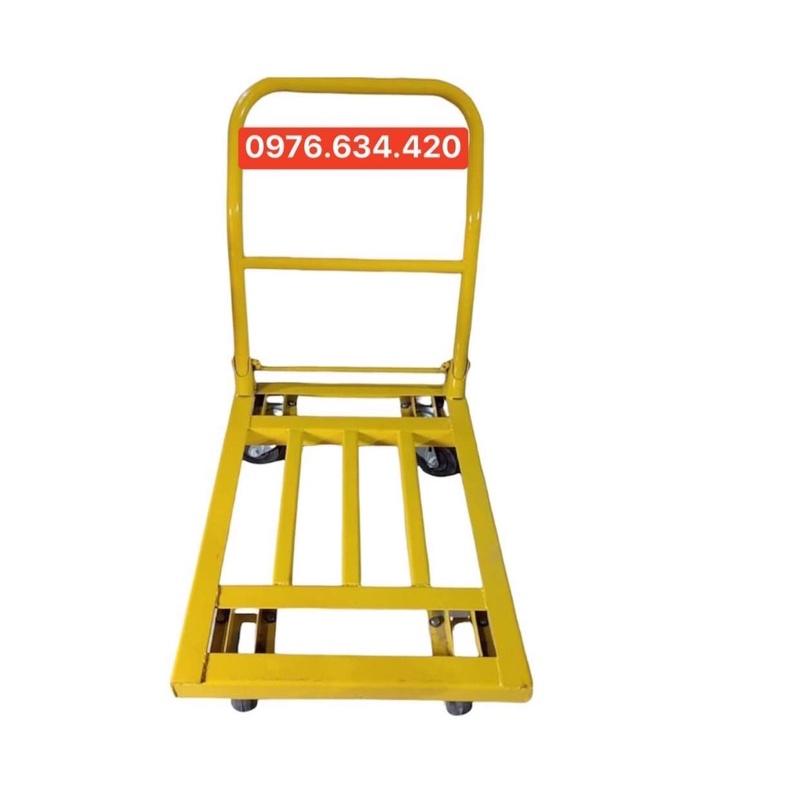 Xe đẩy hàng 4 bánh gấp gọn kích thước 65x100cm tải trọng 500kg