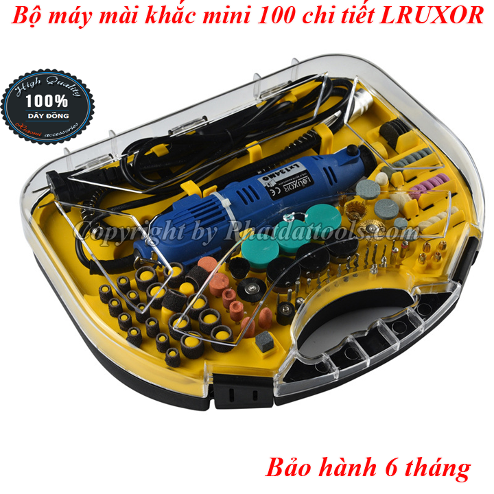 Bộ máy mài khắc 100 chi tiết LRUXOR