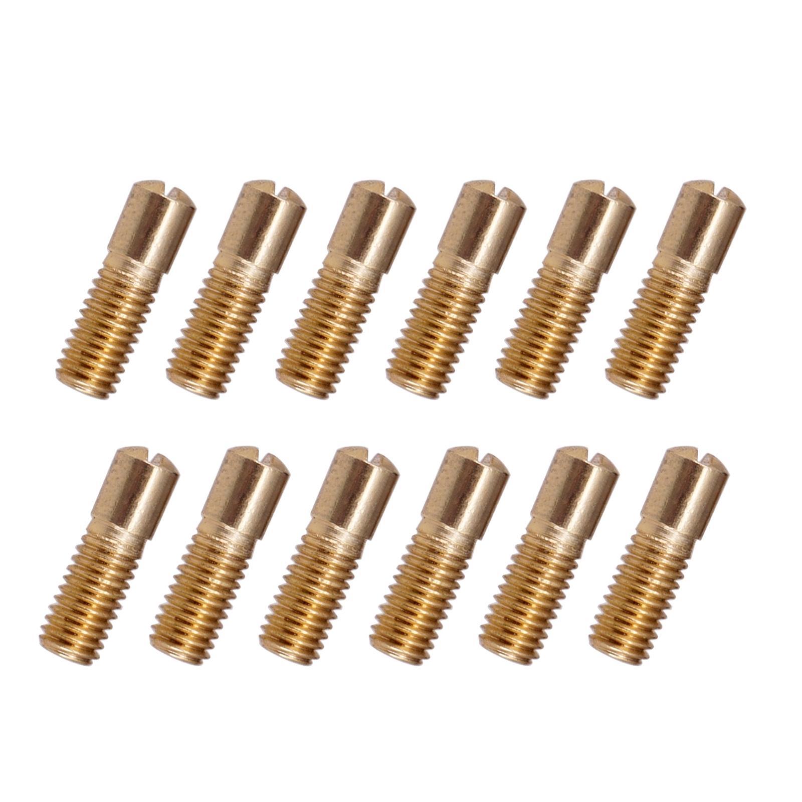 12 Pieces Guitar Pickup Screws Accessory DIY Set for Instrument Accessories