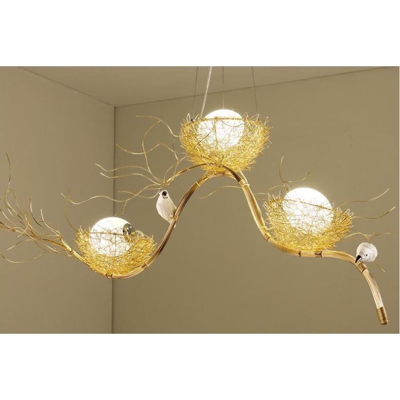 Đèn thả kiểu dáng độc đáo trang trí nội thất cao cấp, sang trọng - kèm bóng LED chuyên dụng.