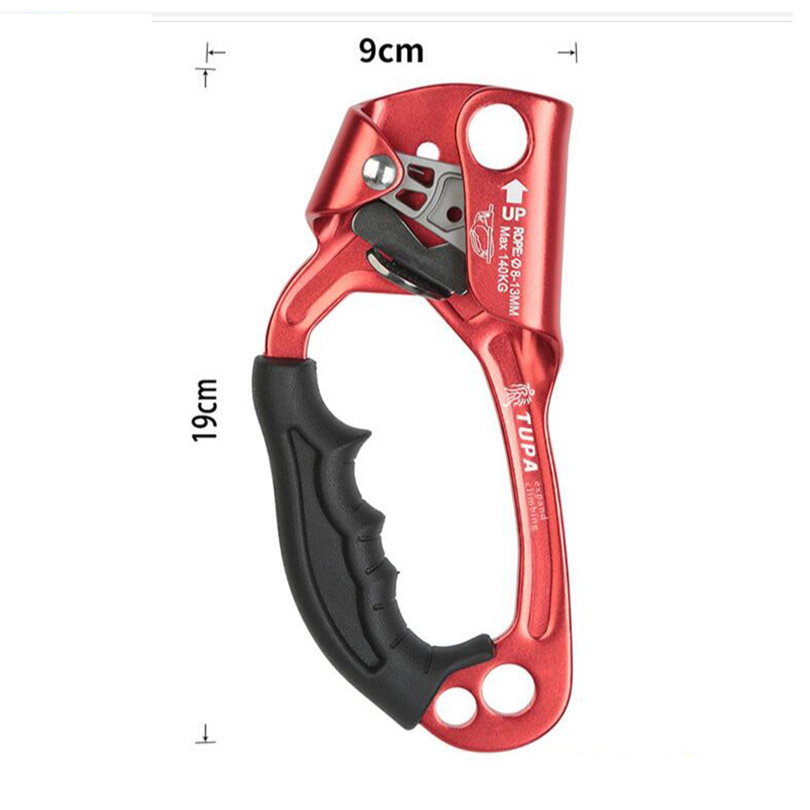 Climbing Rope Ascender Tool for 8mm-12mm Rope Rappelling Rock Climbing