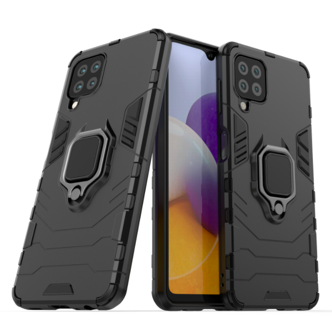 Ốp lưng Samsung Galaxy A22 4G iron man chống sốc kèm iring - Hàng nhập khẩu