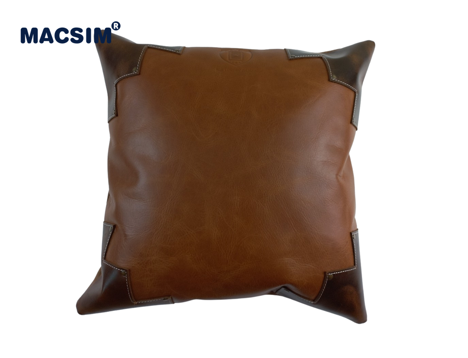 Gối tựa lưng, tựa đầu đa năng, gối sofa cao cấp Macsim kích thước 40cm x 40cm màu vàng