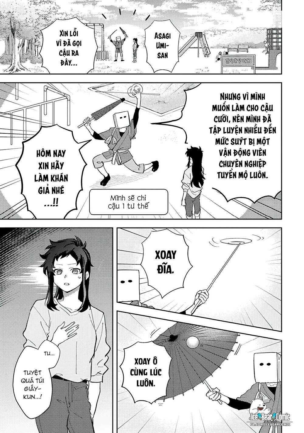 chàng túi giấy đang yêu chapter 7 3