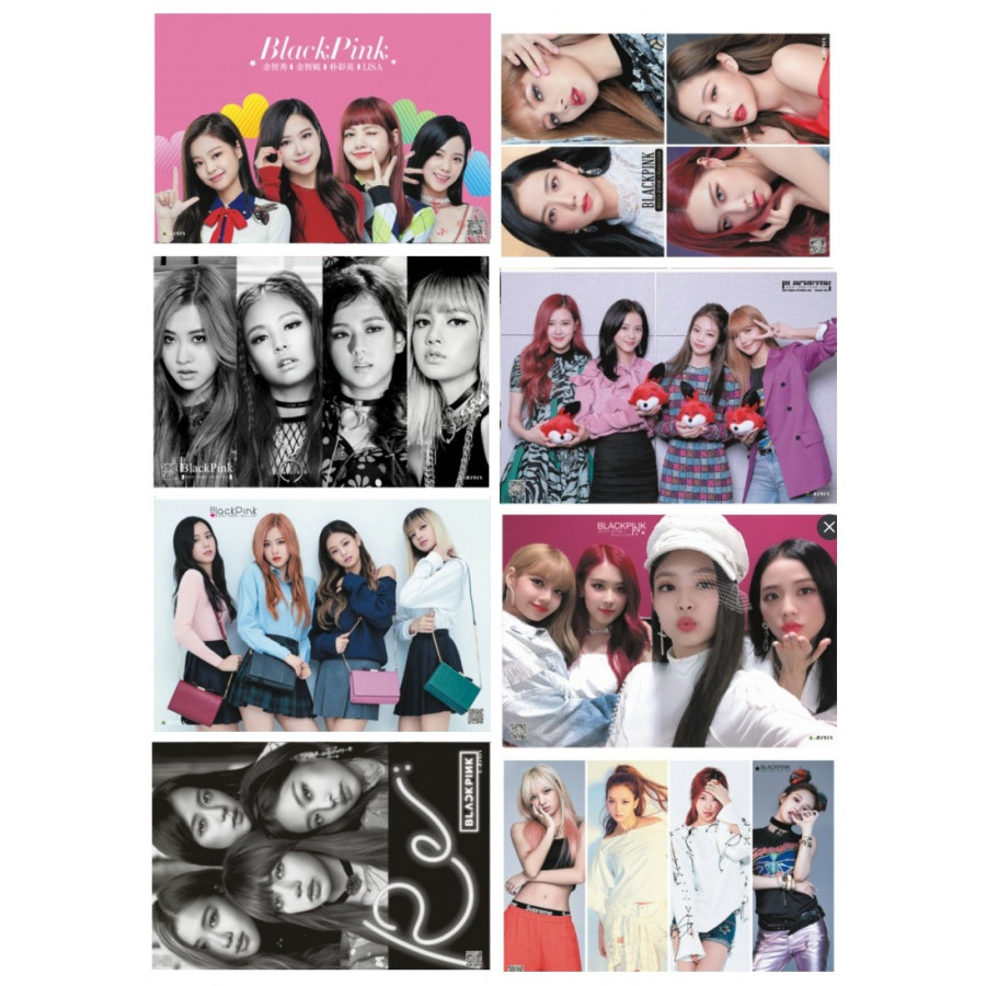 Poster Blackpink 8 Tấm Khổ A3 mới nhất