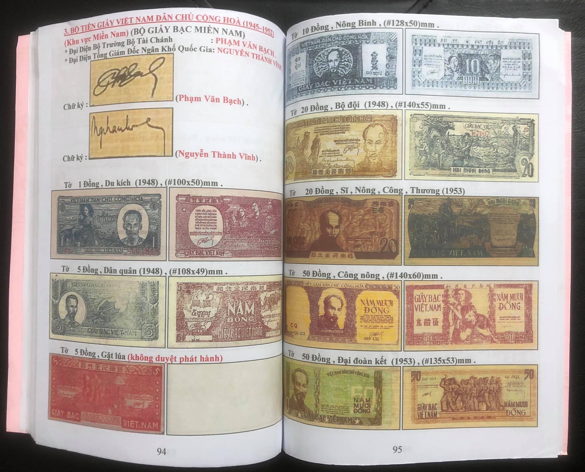 Cuốn sách viết chuyên sâu tiền giấy Việt Nam qua các thời kỳ, đầy đủ và chính xác