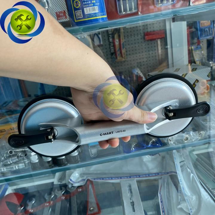 Tay hít kính - gạch 2 chấu C-Mart L0072-2