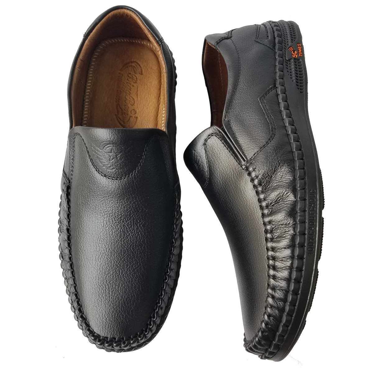 Giày Mọi Nam Da Bò Thật BIGGBEN Cao Cấp GM328