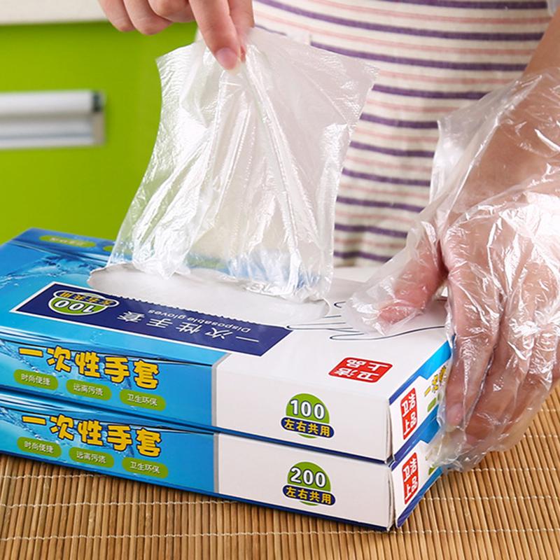 Găng Tay Nilon Trong Suốt Sử Dụng Một Lần Nấu Ăn