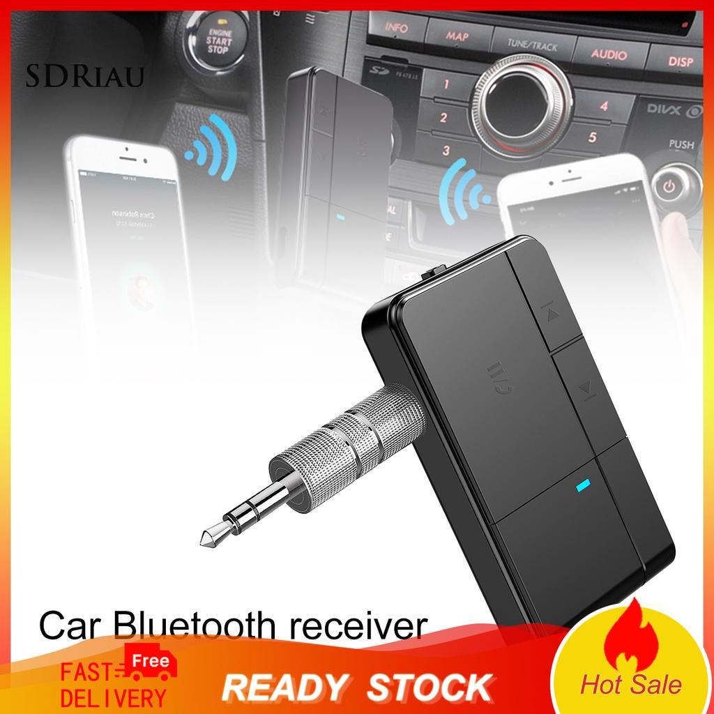 *QCDZ* J20 Bluetooth 5.0 Receiver Handfree 3.5mm Jack Portable AUX Audio Adapter for Car