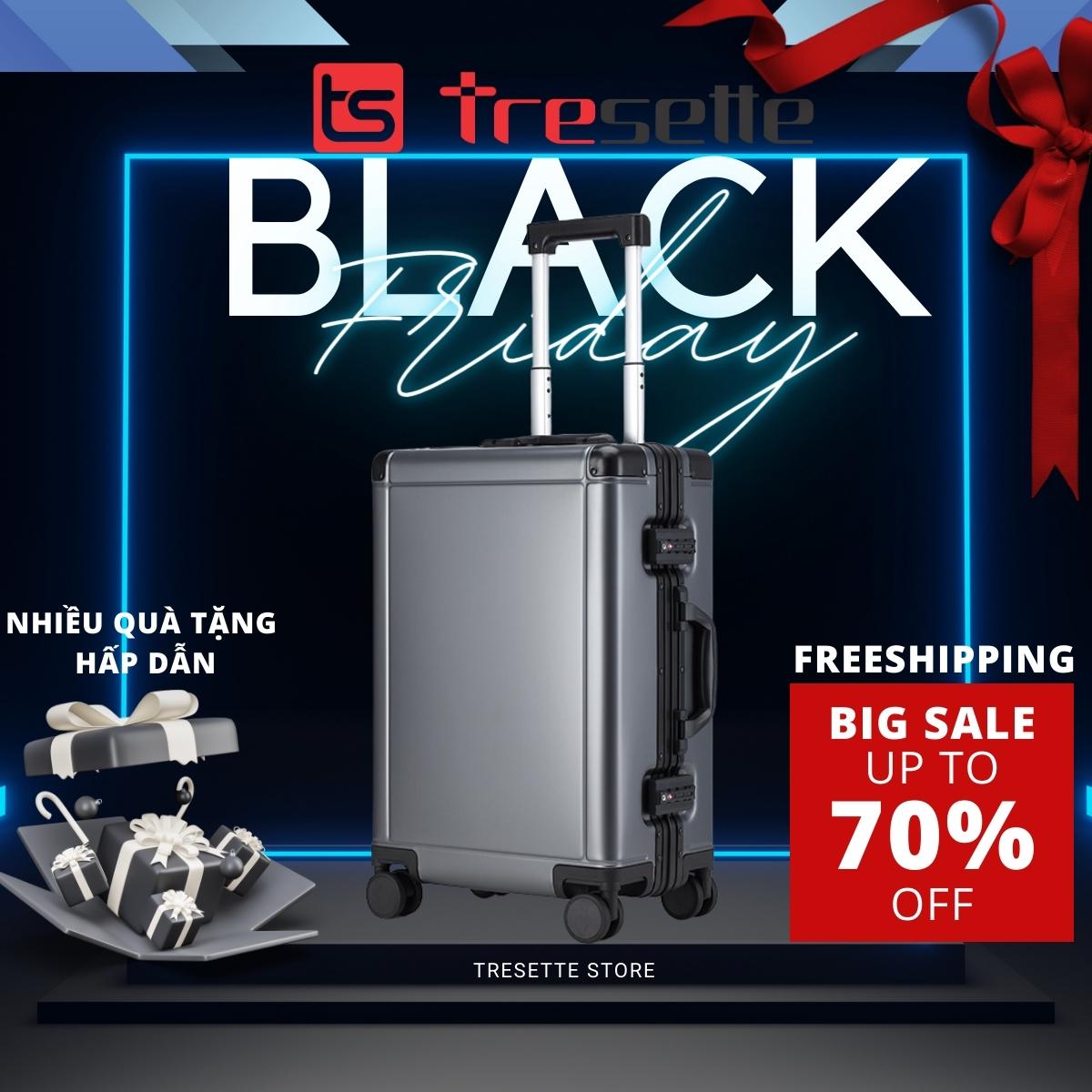 BFQ2ST500KTL: giảm 8% cho đơn từ 500K Vali khóa sập hợp kim nhôm nguyên khối Cao Cấp nhập khẩu Hàn Quốc 8007