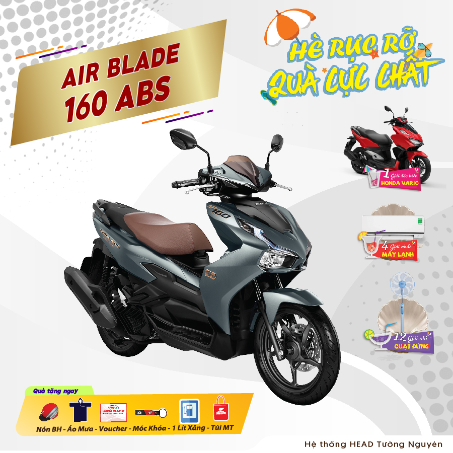 Xe máy Air Blade (2023) 160cc Phiên bản Đặc Biệt - Xanh Xám Đen