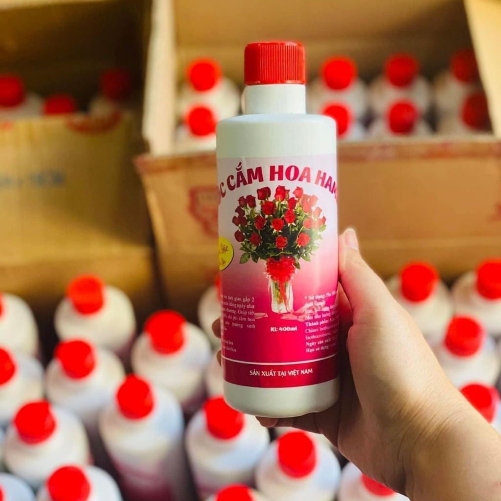 NƯỚC CẮM HOA GIỮ HOA TƯƠI LÂU HAMILK 400ML, NƯỚC CHĂM SÓC HOA VÀ CÂY KHÔNG BỊ THỐI RỬA, GIÚP HOA TƯƠI LÂU HƠN, GIỮ - HOA TƯƠI LÂU - NƯỚC KHÔNG THỐI