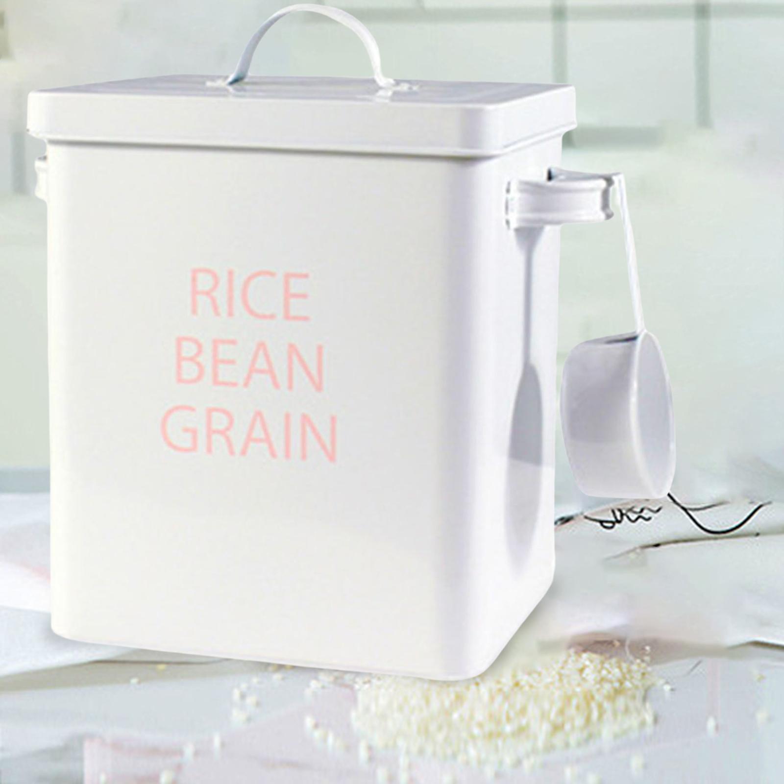 Food Storage Bucket Large Capacity for Grain Cereal Flour Rice Tea Container