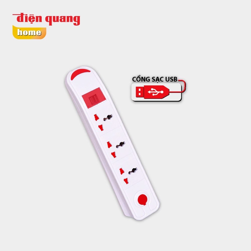 Ổ cắm Điện Quang ĐQ ESK 5W DBW103USB