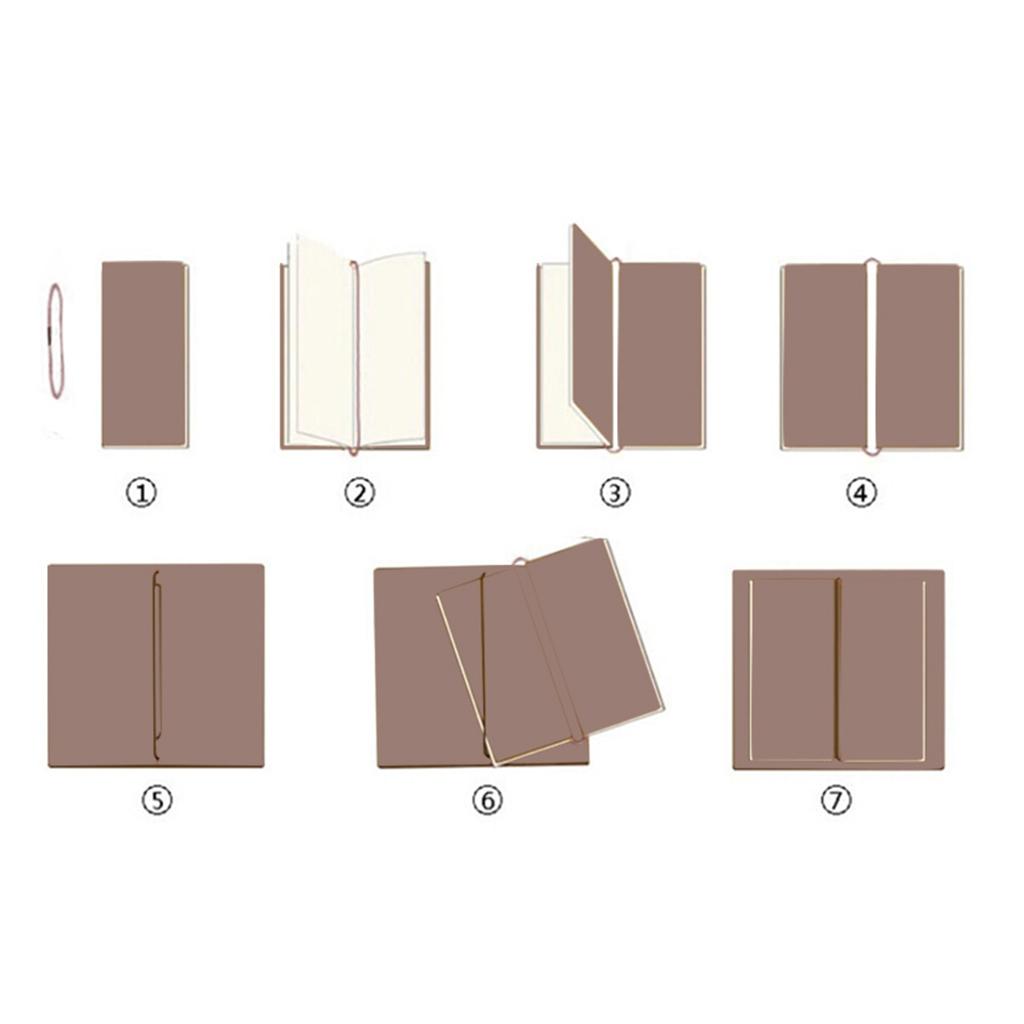 Portable Leather Notebook Blank Page, Travel Journal Diary Notes