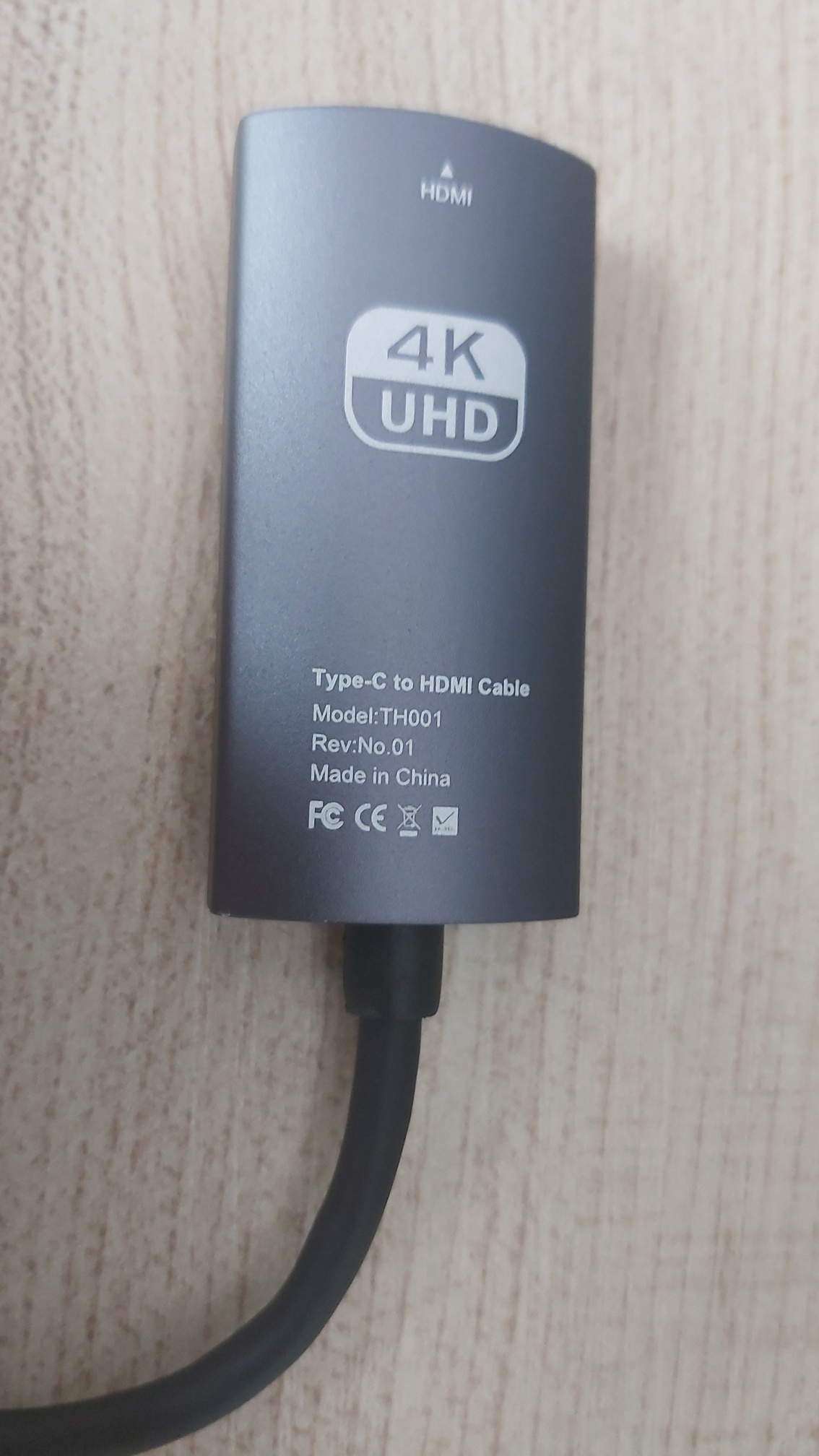 Cáp chuyển Type-c ra HDMI 4K cho Macbook, Surface, Dell XPS